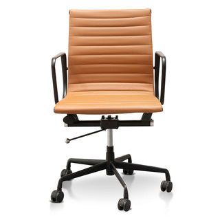 Mila Office Chair Black Tan