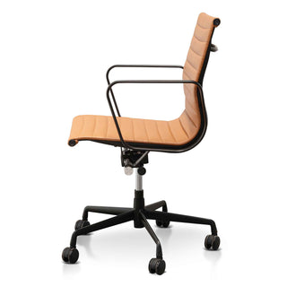 Mila Office Chair Black Tan