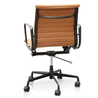 Mila Office Chair Black Tan