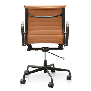 Mila Office Chair Black Tan