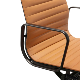 Mila Office Chair Black Tan