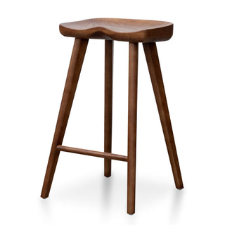Evie Bar Stool Walnut Red