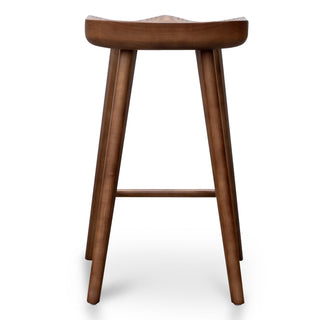 Evie Bar Stool Walnut Red