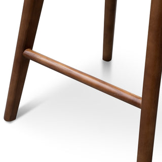 Evie Bar Stool Walnut Red