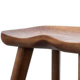 Evie Bar Stool Walnut Red