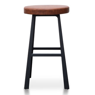 Fitzroy Bar Stool Black Brown