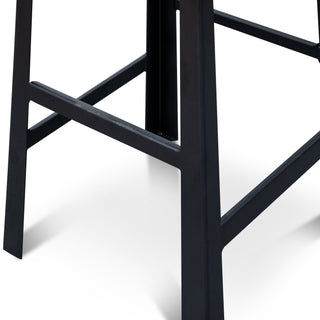 Fitzroy Bar Stool Black Brown