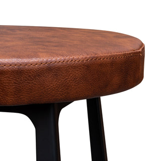 Fitzroy Bar Stool Black Brown