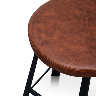 Fitzroy Bar Stool Black Brown