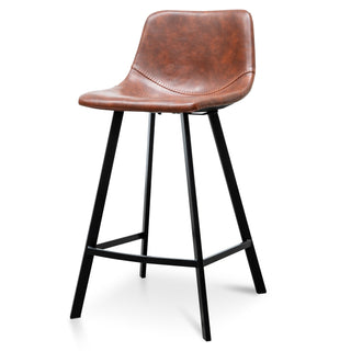 Ivy Bar Stool Brown Red