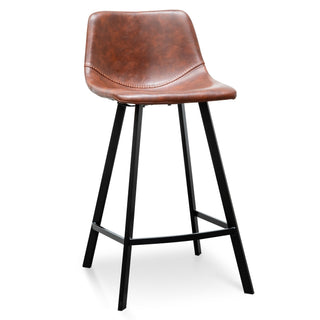 Ivy Bar Stool Brown Red