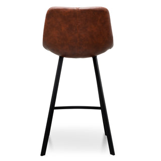 Ivy Bar Stool Brown Red