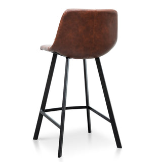 Ivy Bar Stool Brown Red