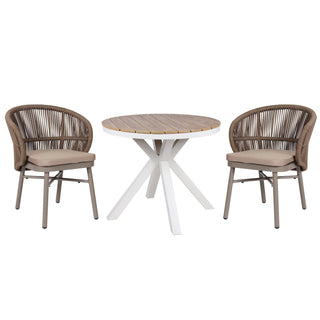 Oscar Dining Chair Brown Beige