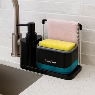 5-in-1 Hand and Dish Soap Dispenser Set