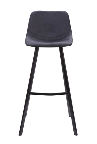 Ella Bar Stool Black Red