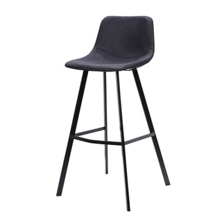 Ella Bar Stool Black Red
