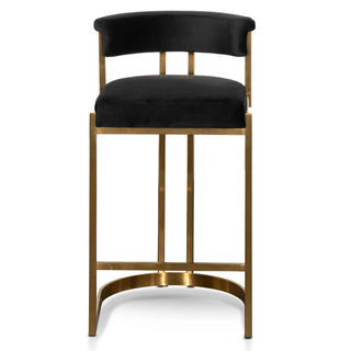 Hobart Bar Stool Black Gold
