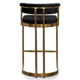 Hobart Bar Stool Black Gold