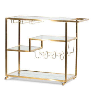Torquay Bar Cart Gold