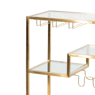 Torquay Bar Cart Gold