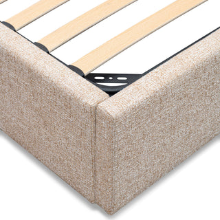 Caleb Bedframe Beige