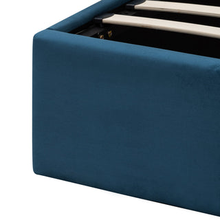 Hugo Bedframe Navy Teal