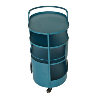 Zara Bar Cart Blue Navy