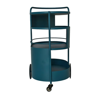 Zara Bar Cart Blue Navy