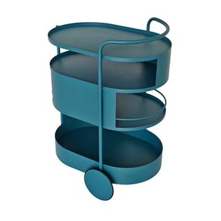 Zara Bar Cart Blue Navy