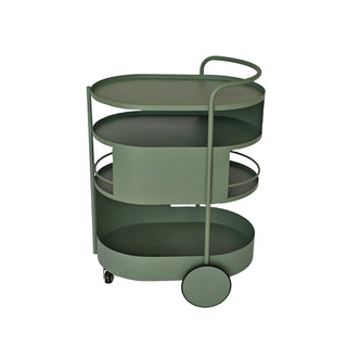 Felix Bar Cart Green Sage Red