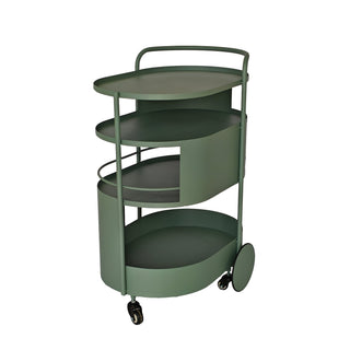 Felix Bar Cart Green Sage Red