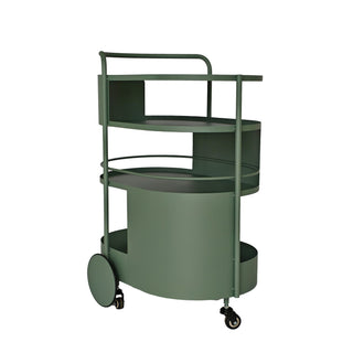 Felix Bar Cart Green Sage Red