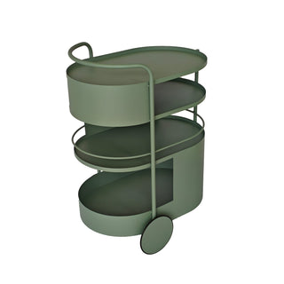 Felix Bar Cart Green Sage Red
