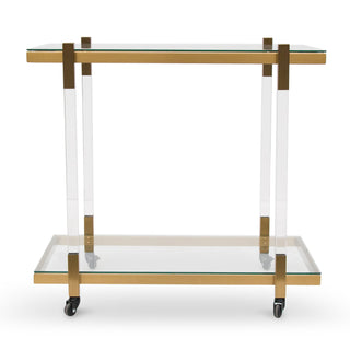Felix Bar Cart Gold Brass