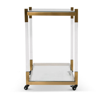 Felix Bar Cart Gold Brass
