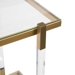Felix Bar Cart Gold Brass