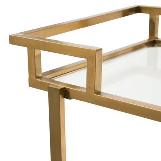 Felix Bar Cart Gold Brass