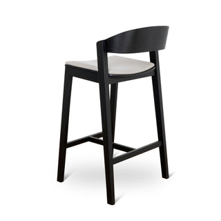 Luca Bar Stool Black Grey
