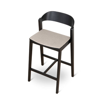Luca Bar Stool Black Grey