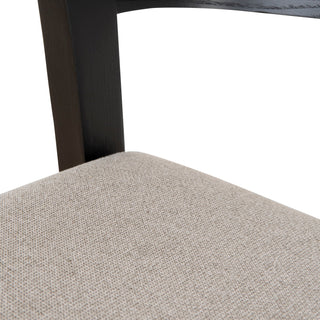 Luca Bar Stool Black Grey