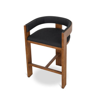 Oscar Bar Stool Black Brown