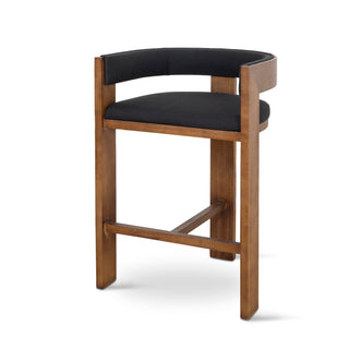 Oscar Bar Stool Black Brown