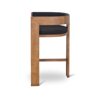 Oscar Bar Stool Black Brown