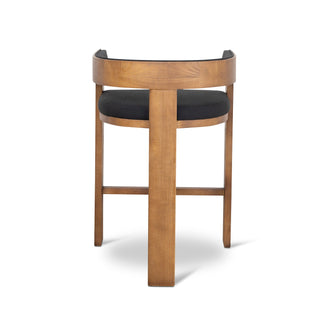 Oscar Bar Stool Black Brown