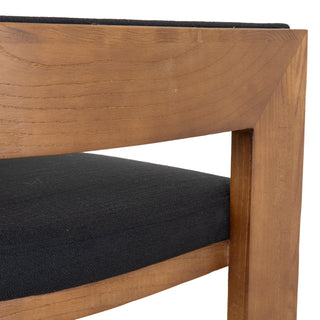 Oscar Bar Stool Black Brown