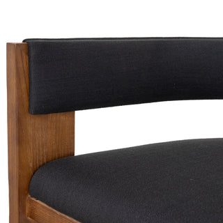Oscar Bar Stool Black Brown