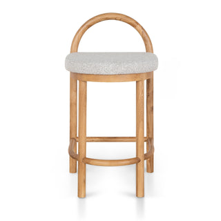 Devonport Bar Stool Grey Natural