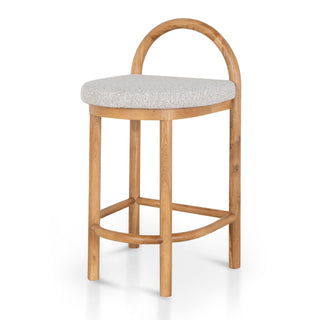 Devonport Bar Stool Grey Natural