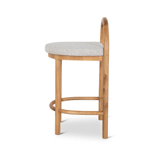 Devonport Bar Stool Grey Natural
